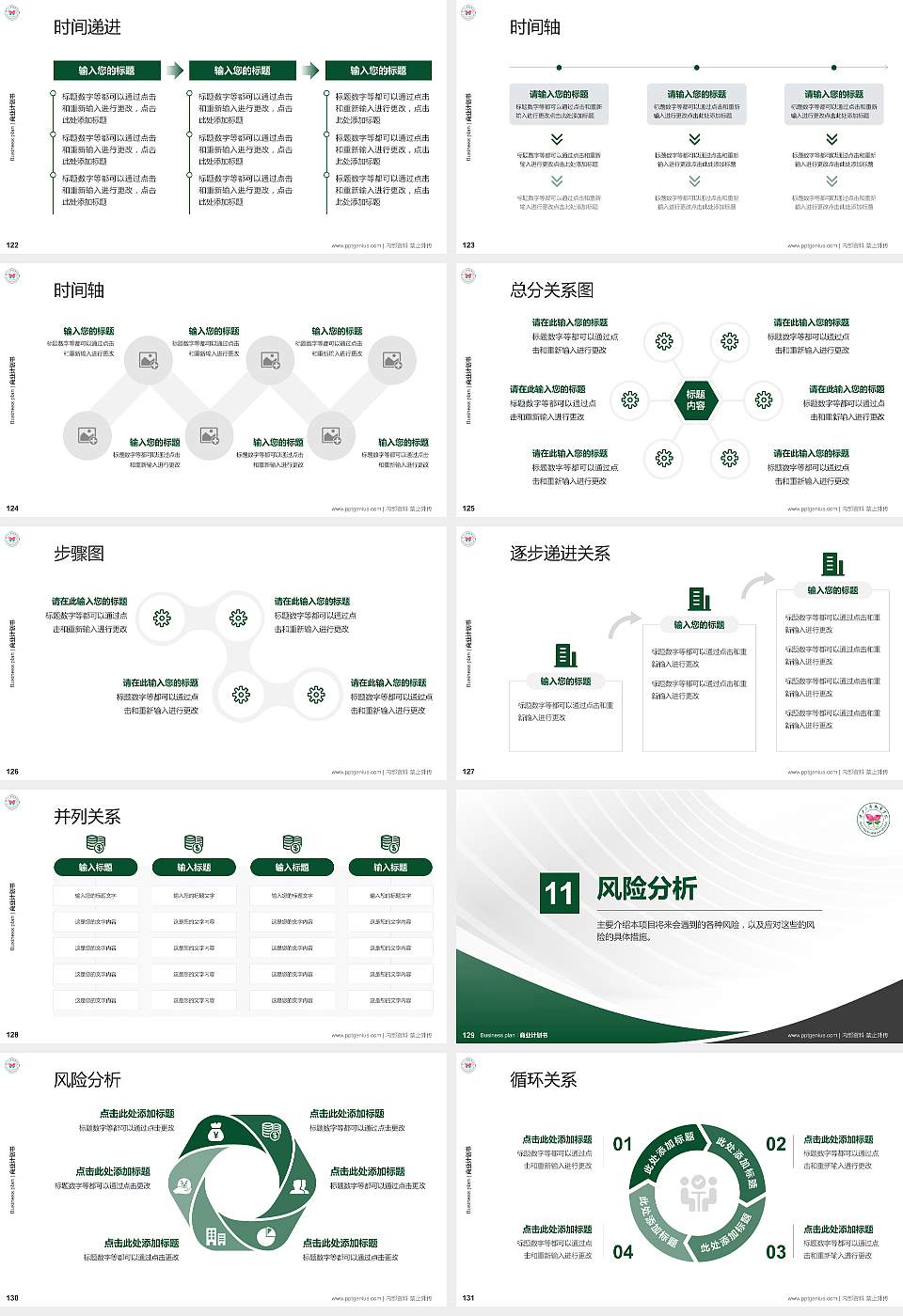 陕西工商职业学院专用全国大学生互联网+创新创业大赛计划书/路演/网评PPT模板16:9格式幻灯片预览图14