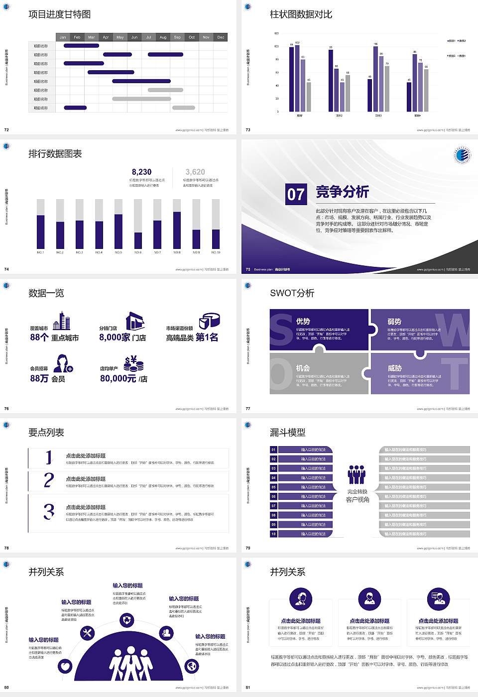 陕西科技大学镐京学院专用全国大学生互联网+创新创业大赛计划书/路演/网评PPT模板16:9格式幻灯片预览图9