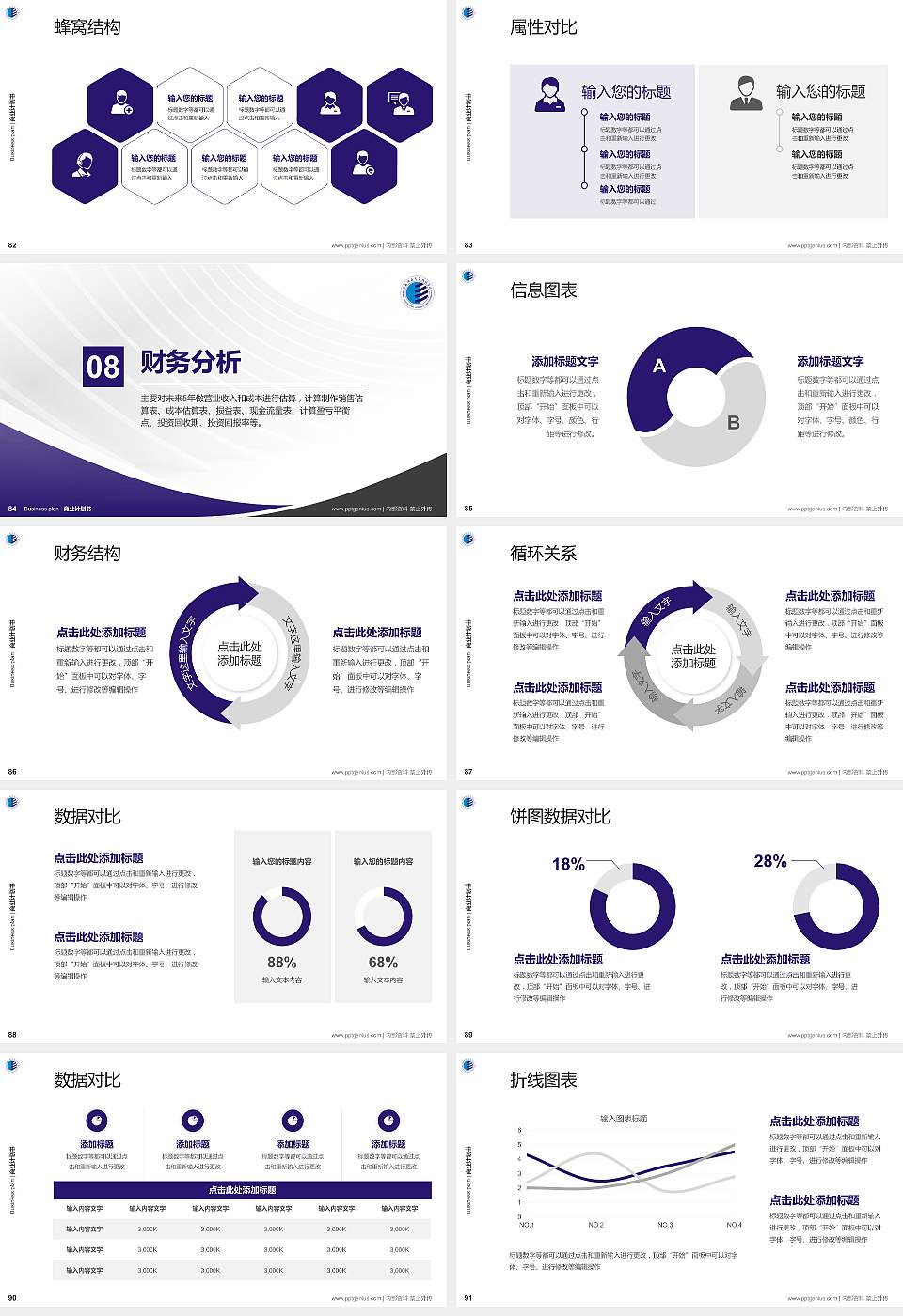 陕西科技大学镐京学院专用全国大学生互联网+创新创业大赛计划书/路演/网评PPT模板16:9格式幻灯片预览图10