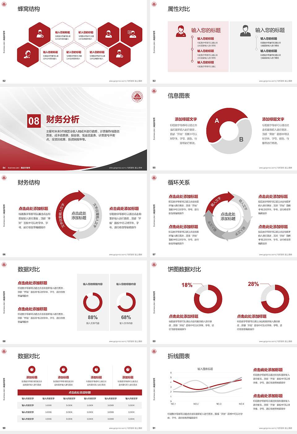 闽南科技学院专用全国大学生互联网+创新创业大赛计划书/路演/网评PPT模板16:9格式幻灯片预览图10