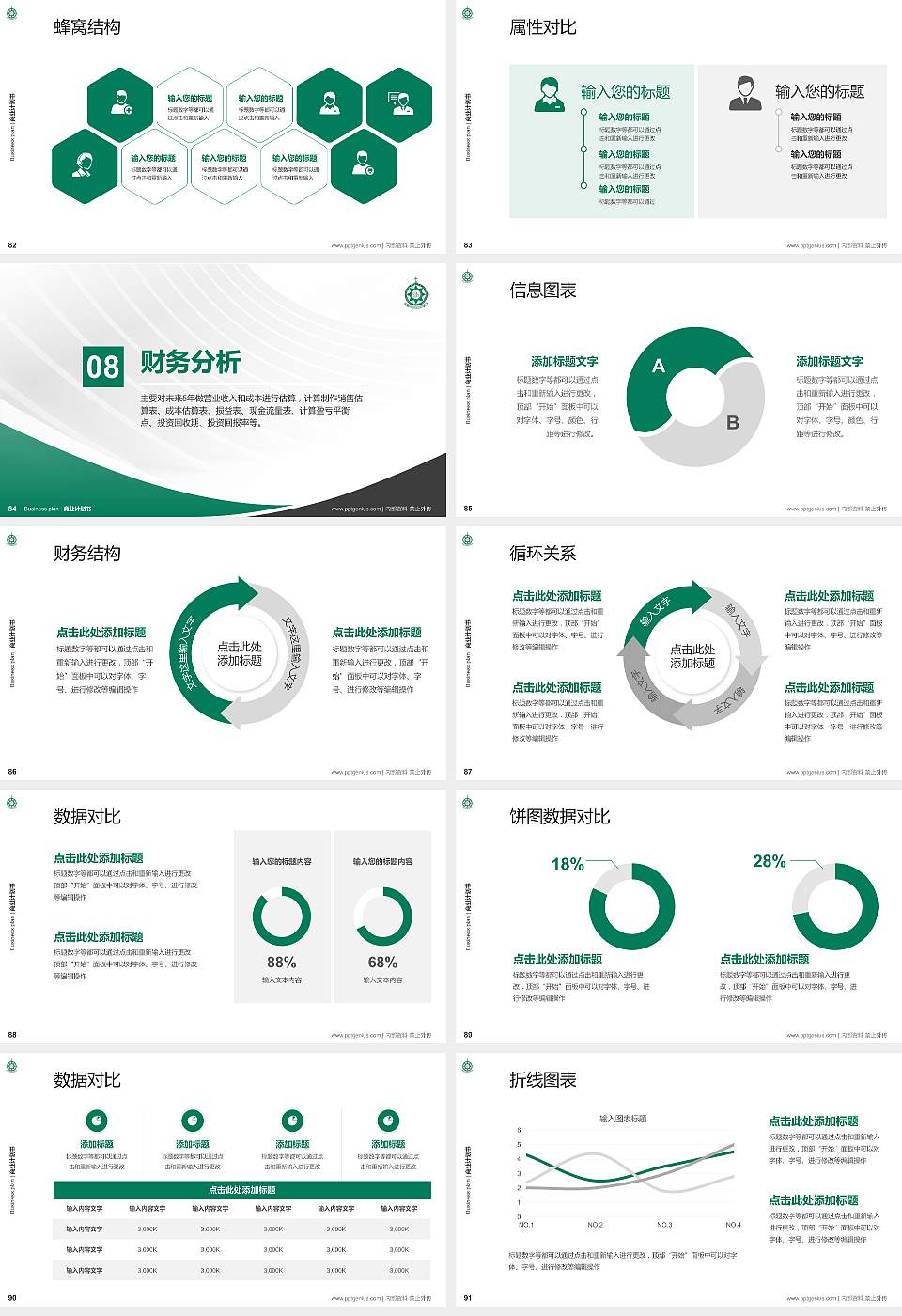 澳门理工大学专用全国大学生互联网+创新创业大赛计划书/路演/网评PPT模板16:9格式幻灯片预览图10