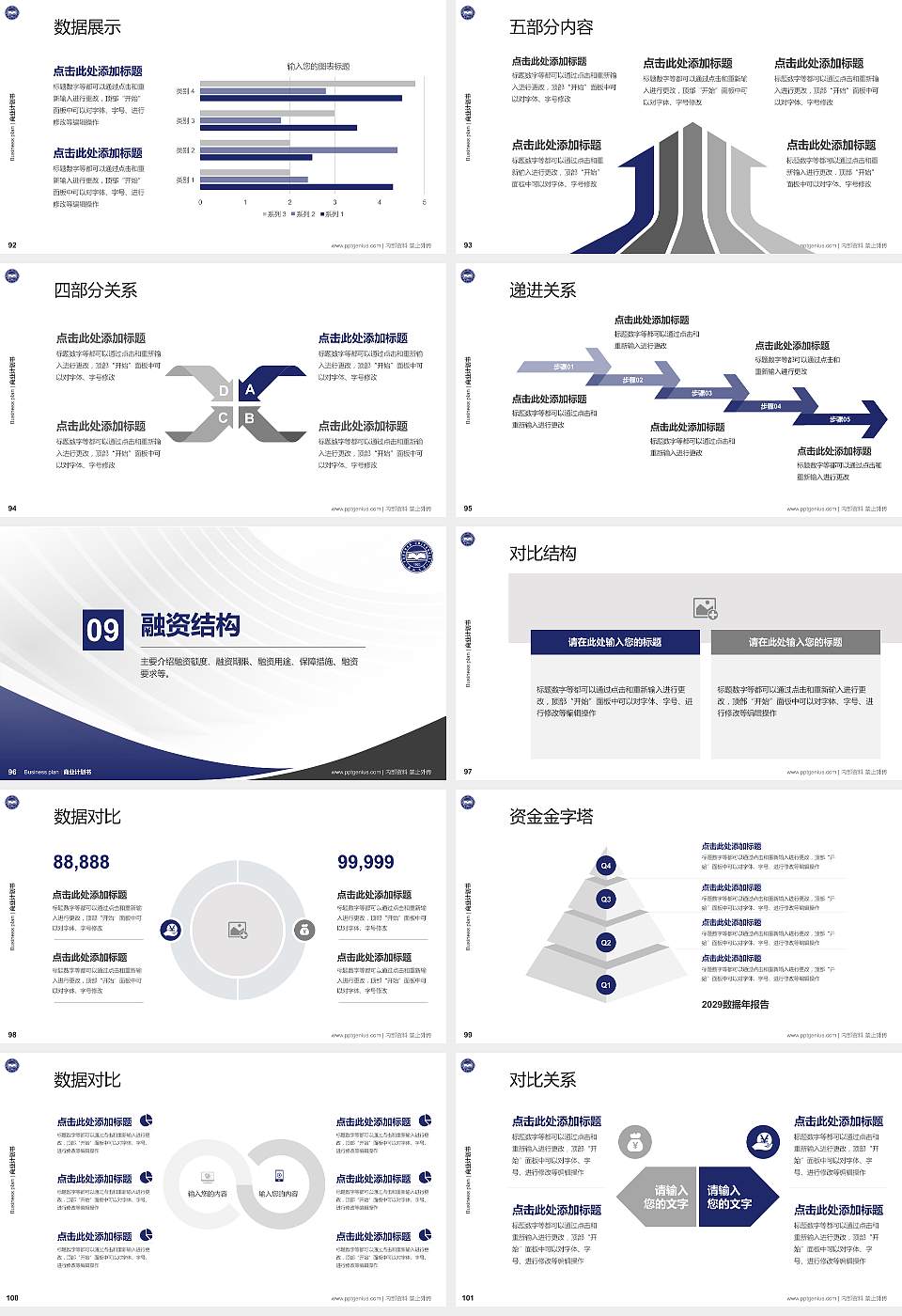 燕山大学里仁学院专用全国大学生互联网+创新创业大赛计划书/路演/网评PPT模板16:9格式幻灯片预览图11