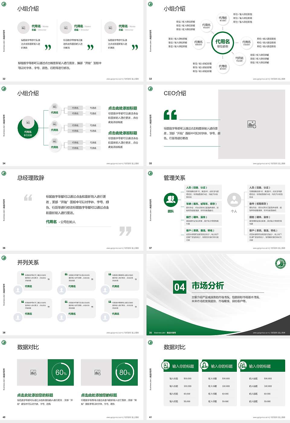 杭州职业技术学院专用全国大学生互联网+创新创业大赛计划书/路演/网评PPT模板16:9格式幻灯片预览图5