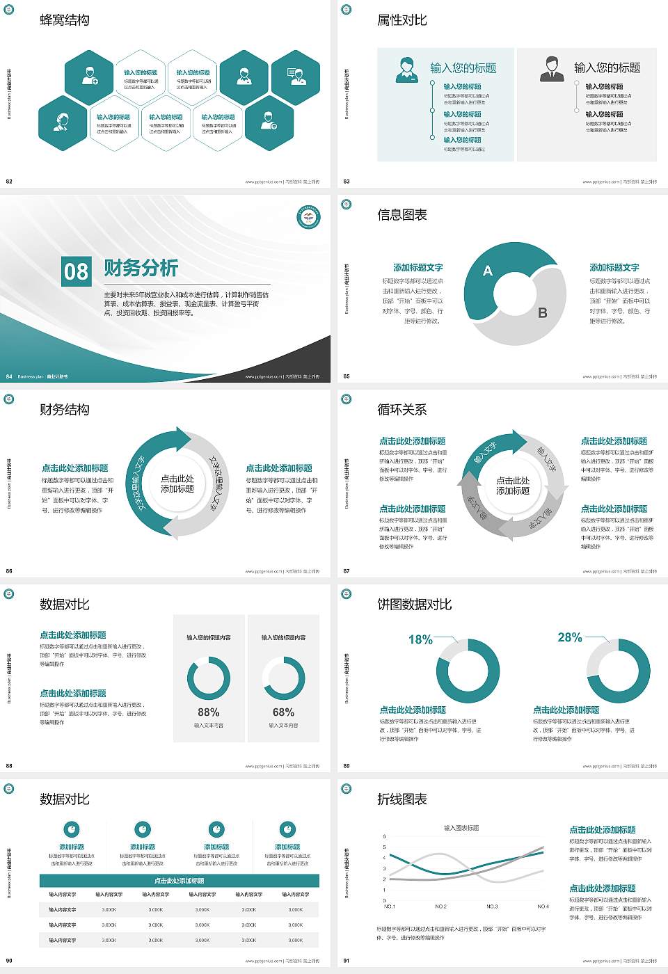 青海农牧科技职业学院专用全国大学生互联网+创新创业大赛计划书/路演/网评PPT模板16:9格式幻灯片预览图10