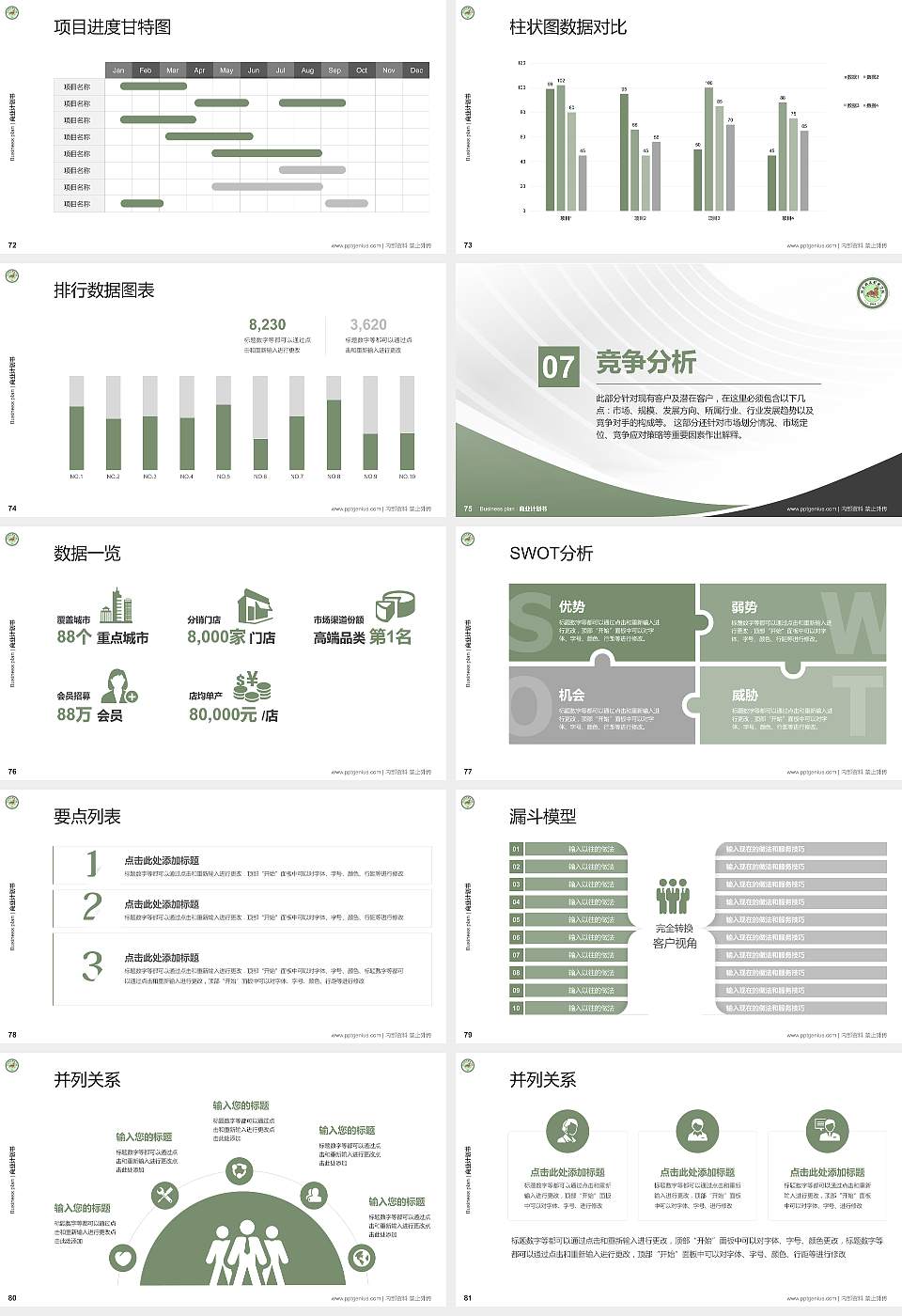 河北政法职业学院专用全国大学生互联网+创新创业大赛计划书/路演/网评PPT模板16:9格式幻灯片预览图9