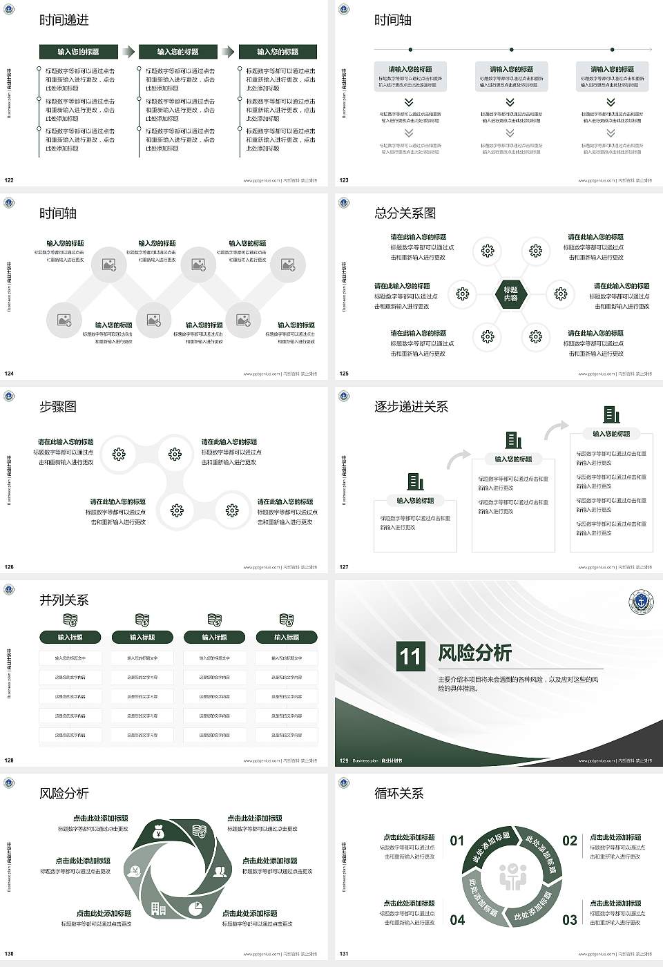武警海警学院专用全国大学生互联网+创新创业大赛计划书/路演/网评PPT模板16:9格式幻灯片预览图14