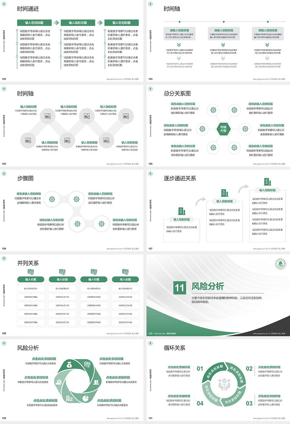 河南林业职业学院专用全国大学生互联网+创新创业大赛计划书/路演/网评PPT模板16:9格式幻灯片预览图14