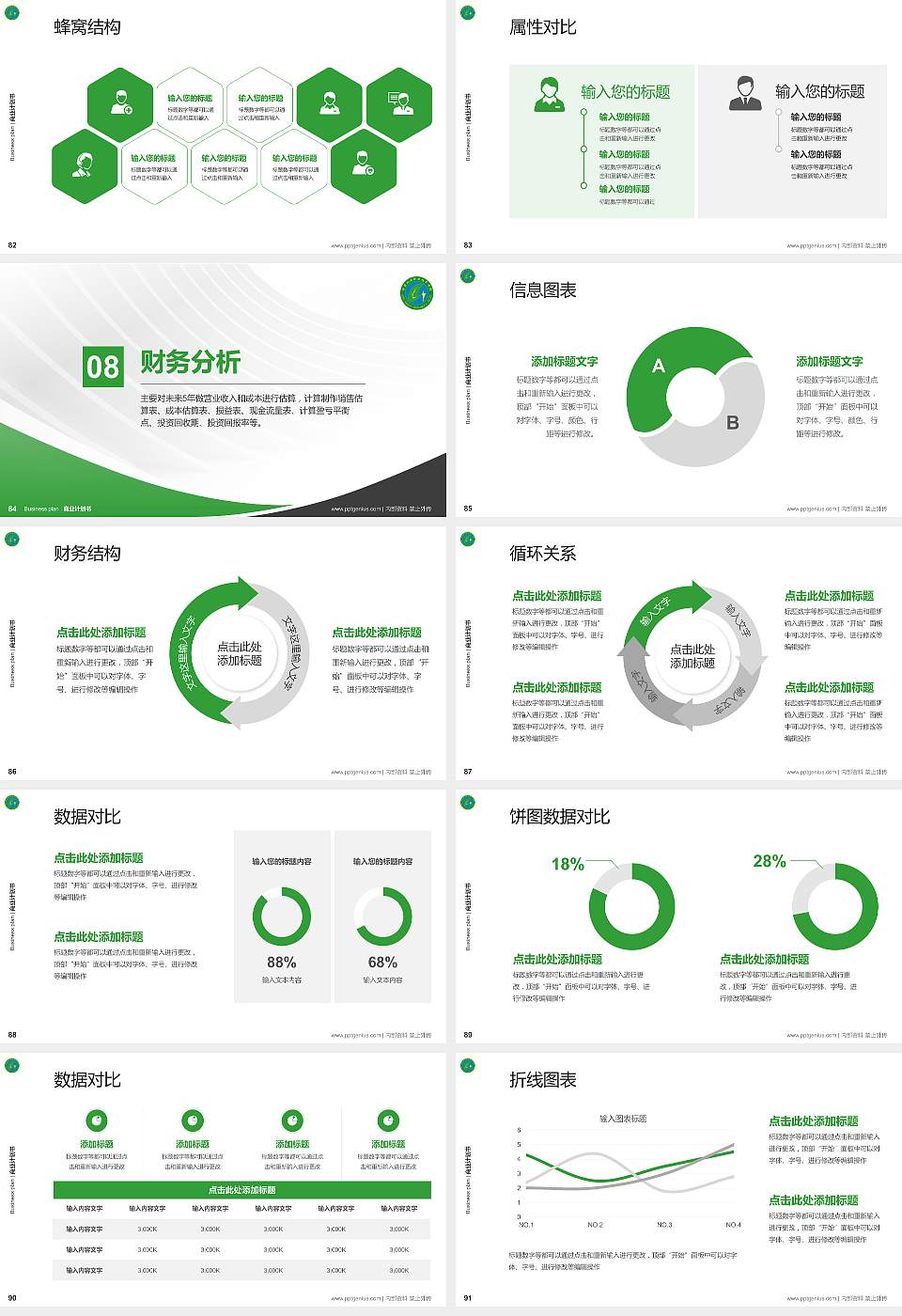 甘肃林业职业技术学院专用全国大学生互联网+创新创业大赛计划书/路演/网评PPT模板16:9格式幻灯片预览图10