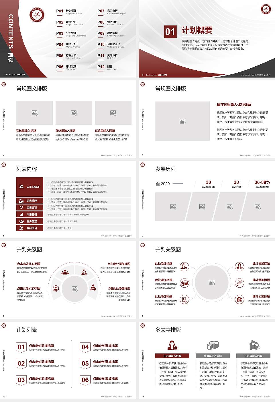 咸阳师范学院专用全国大学生互联网+创新创业大赛计划书/路演/网评PPT模板16:9格式幻灯片预览图2