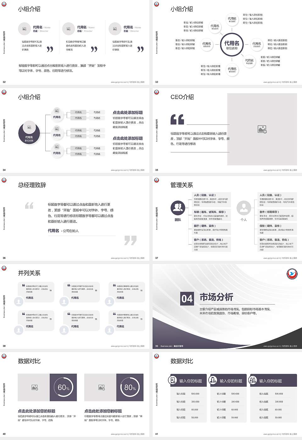 黄冈科技职业学院专用全国大学生互联网+创新创业大赛计划书/路演/网评PPT模板16:9格式幻灯片预览图5