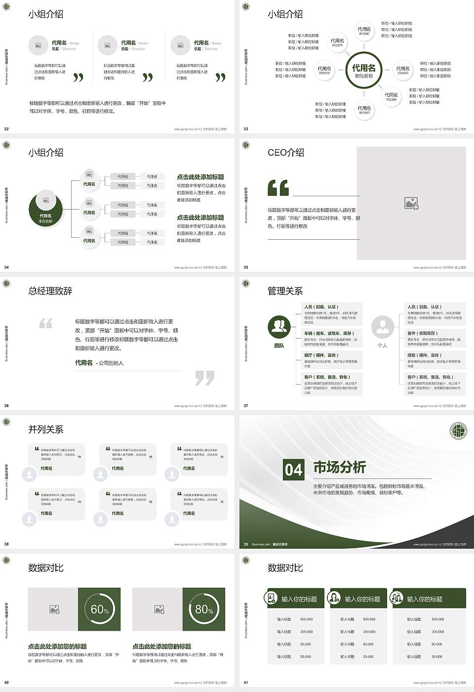 武汉城市学院专用全国大学生互联网+创新创业大赛计划书/路演/网评PPT模板16:9格式幻灯片预览图5