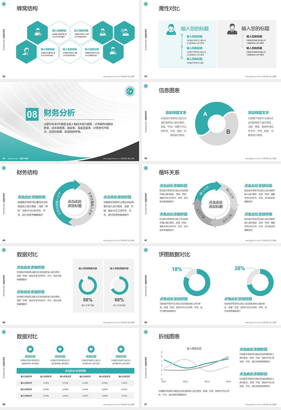 浙江汽车职业技术学院专用全国大学生互联网+创新创业大赛计划书/路演/网评PPT模板16:9格式幻灯片预览图10