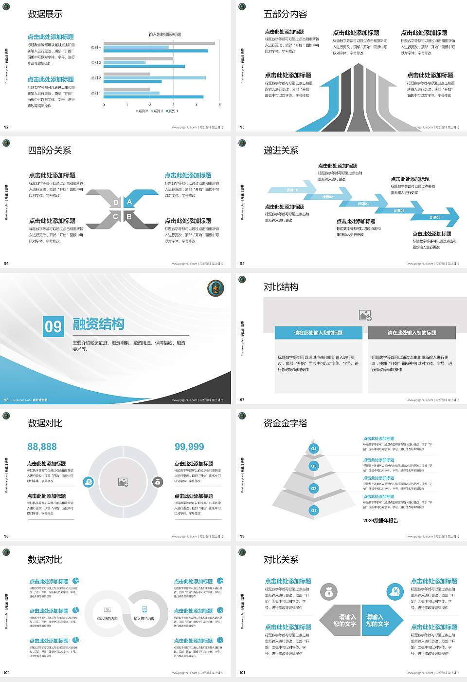 中国刑事警察学院专用全国大学生互联网+创新创业大赛计划书/路演/网评PPT模板16:9格式幻灯片预览图11