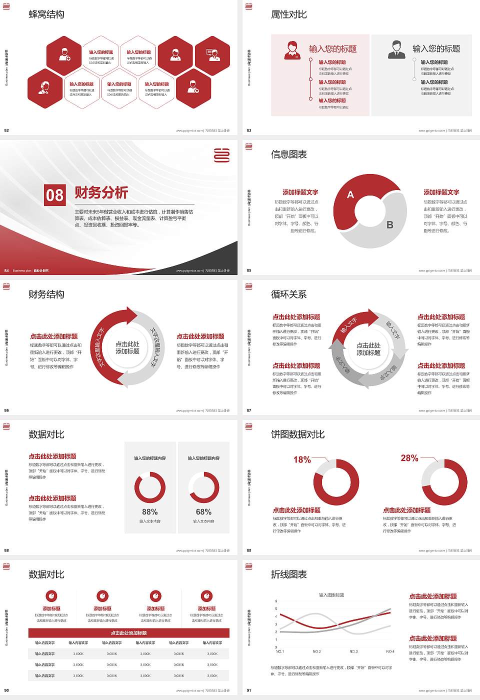 长江艺术工程职业学院专用全国大学生互联网+创新创业大赛计划书/路演/网评PPT模板16:9格式幻灯片预览图10