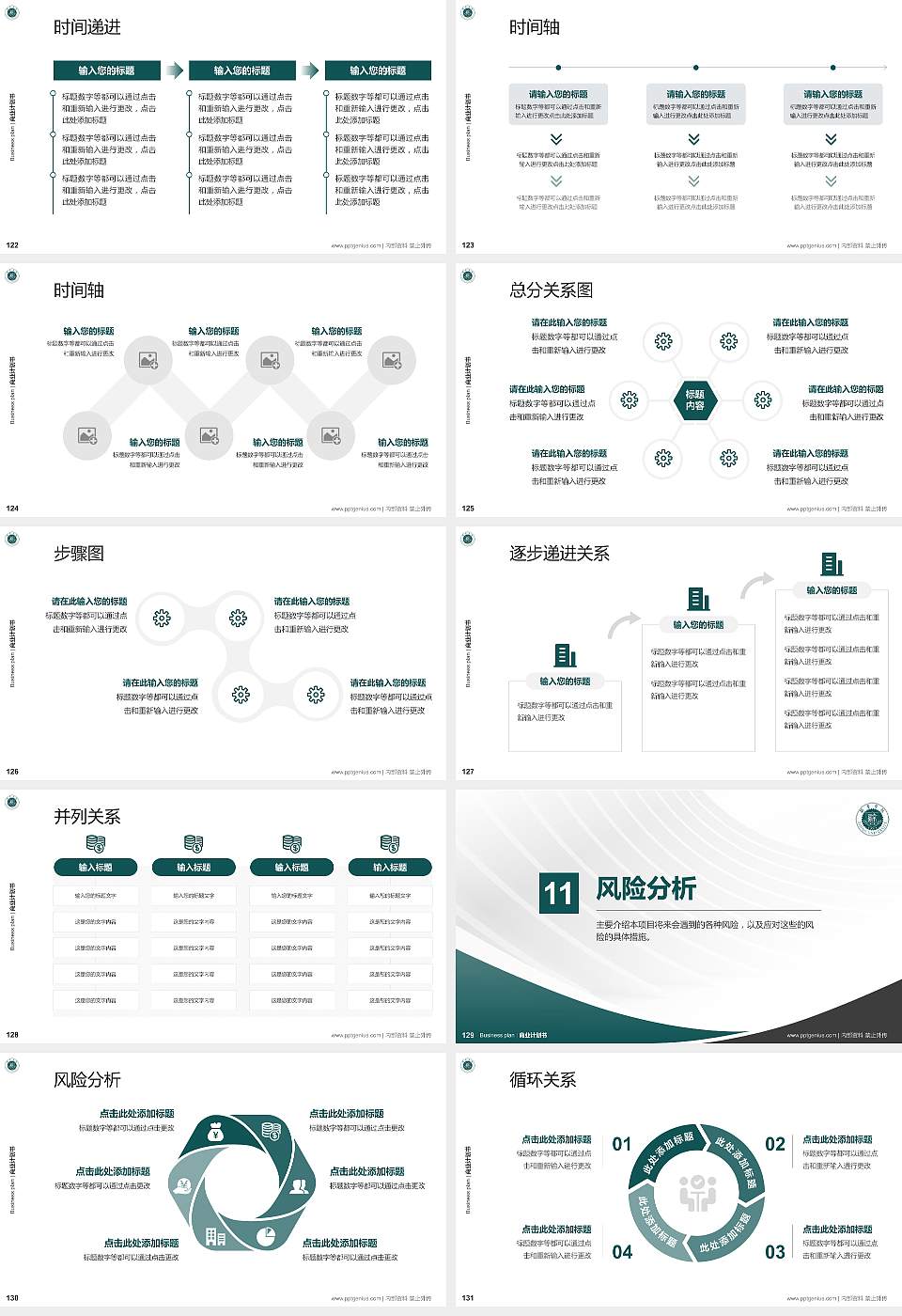 西京学院专用全国大学生互联网+创新创业大赛计划书/路演/网评PPT模板16:9格式幻灯片预览图14