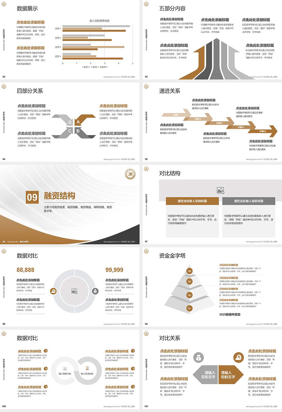 宁波职业技术学院专用全国大学生互联网+创新创业大赛计划书/路演/网评PPT模板16:9格式幻灯片预览图11