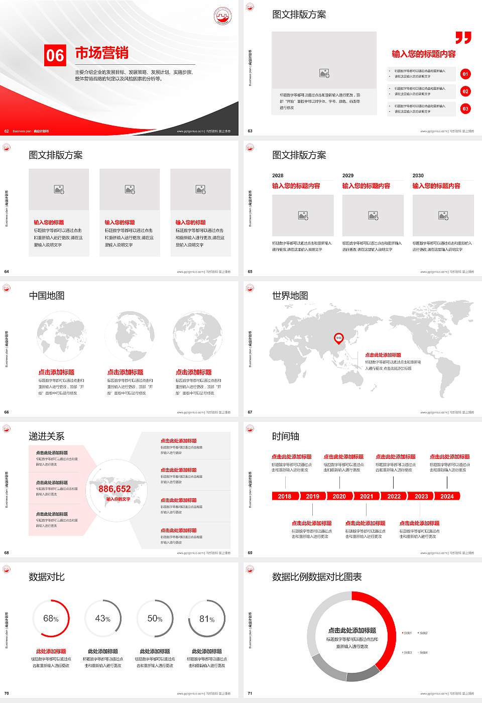 陕西电子科技职业学院专用全国大学生互联网+创新创业大赛计划书/路演/网评PPT模板16:9格式幻灯片预览图8