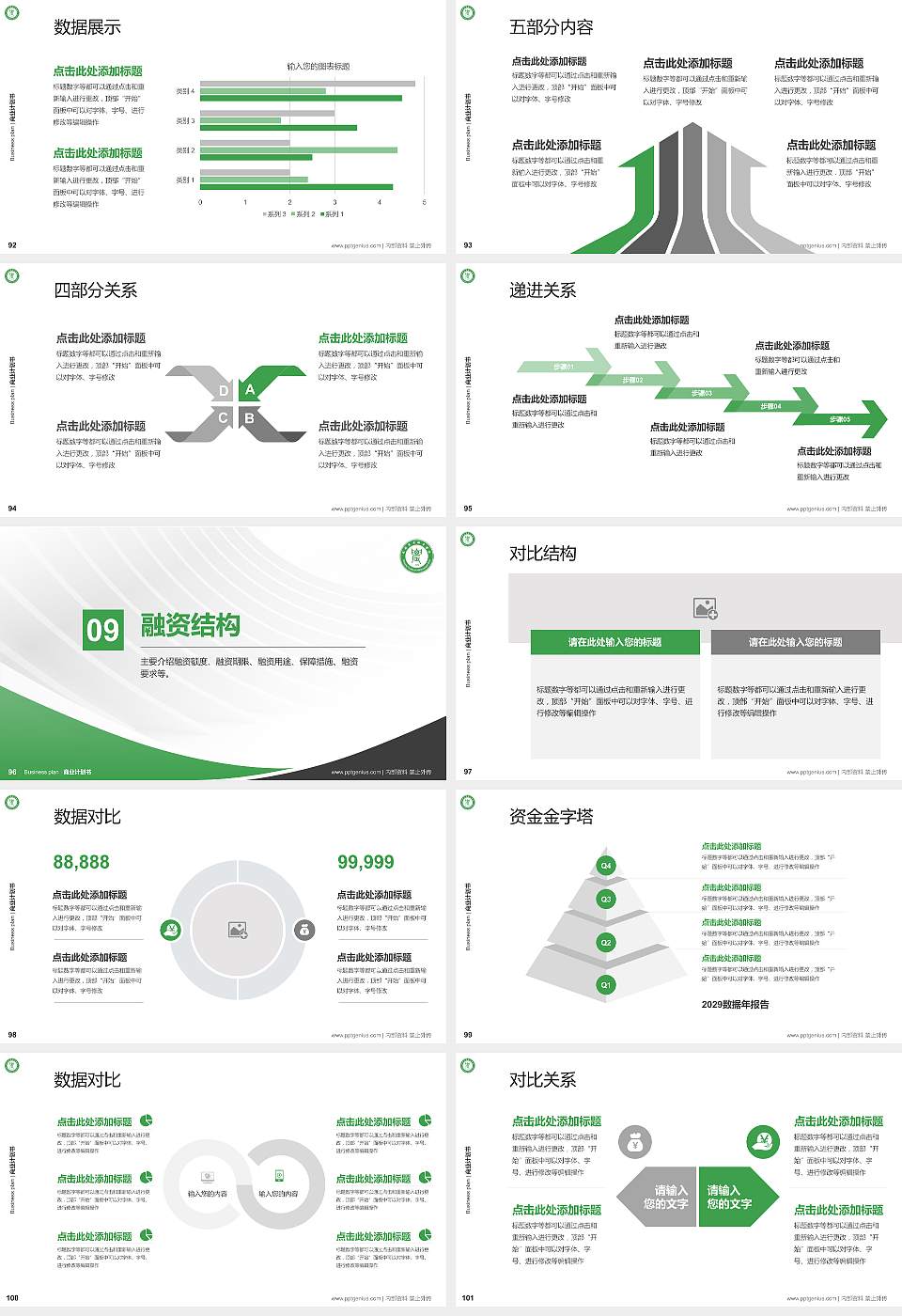 南阳农业职业学院专用全国大学生互联网+创新创业大赛计划书/路演/网评PPT模板16:9格式幻灯片预览图11