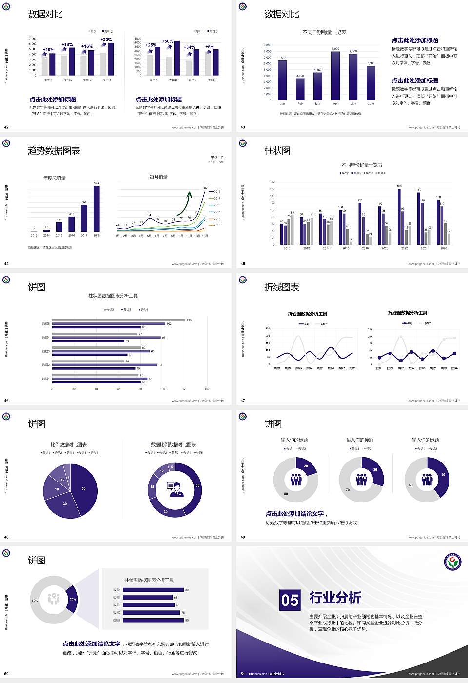 郑州理工职业学院专用全国大学生互联网+创新创业大赛计划书/路演/网评PPT模板16:9格式幻灯片预览图6