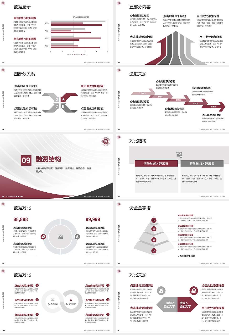 贵州经贸职业技术学院专用全国大学生互联网+创新创业大赛计划书/路演/网评PPT模板16:9格式幻灯片预览图11