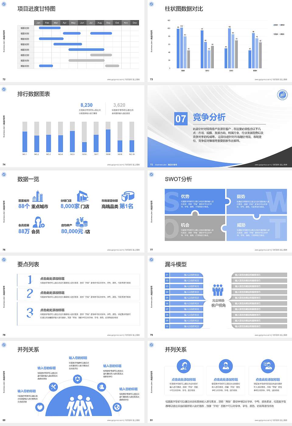 江汉艺术职业学院专用全国大学生互联网+创新创业大赛计划书/路演/网评PPT模板16:9格式幻灯片预览图9