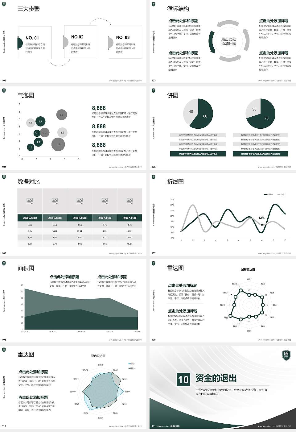 武汉传媒学院专用全国大学生互联网+创新创业大赛计划书/路演/网评PPT模板16:9格式幻灯片预览图12