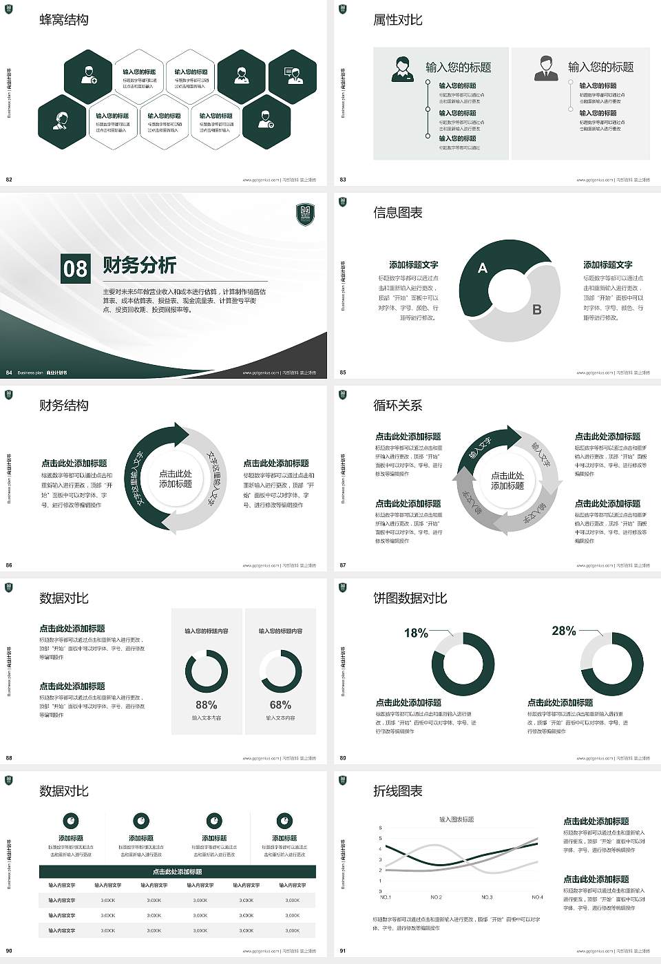 武汉传媒学院专用全国大学生互联网+创新创业大赛计划书/路演/网评PPT模板16:9格式幻灯片预览图10