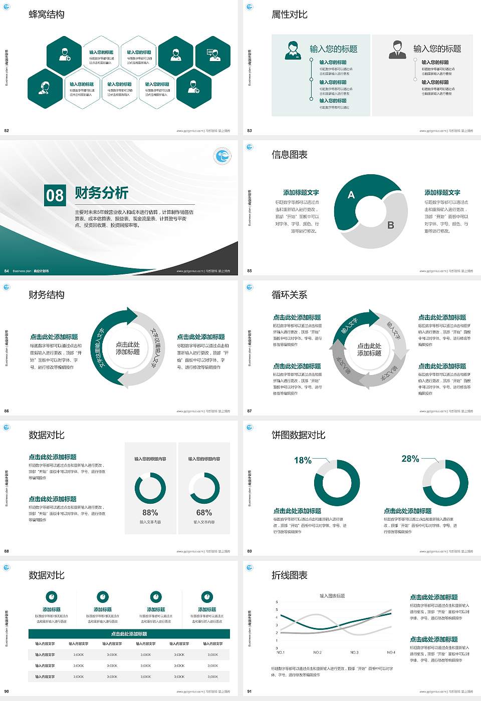 郑州幼儿师范高等专科学校专用全国大学生互联网+创新创业大赛计划书/路演/网评PPT模板16:9格式幻灯片预览图10