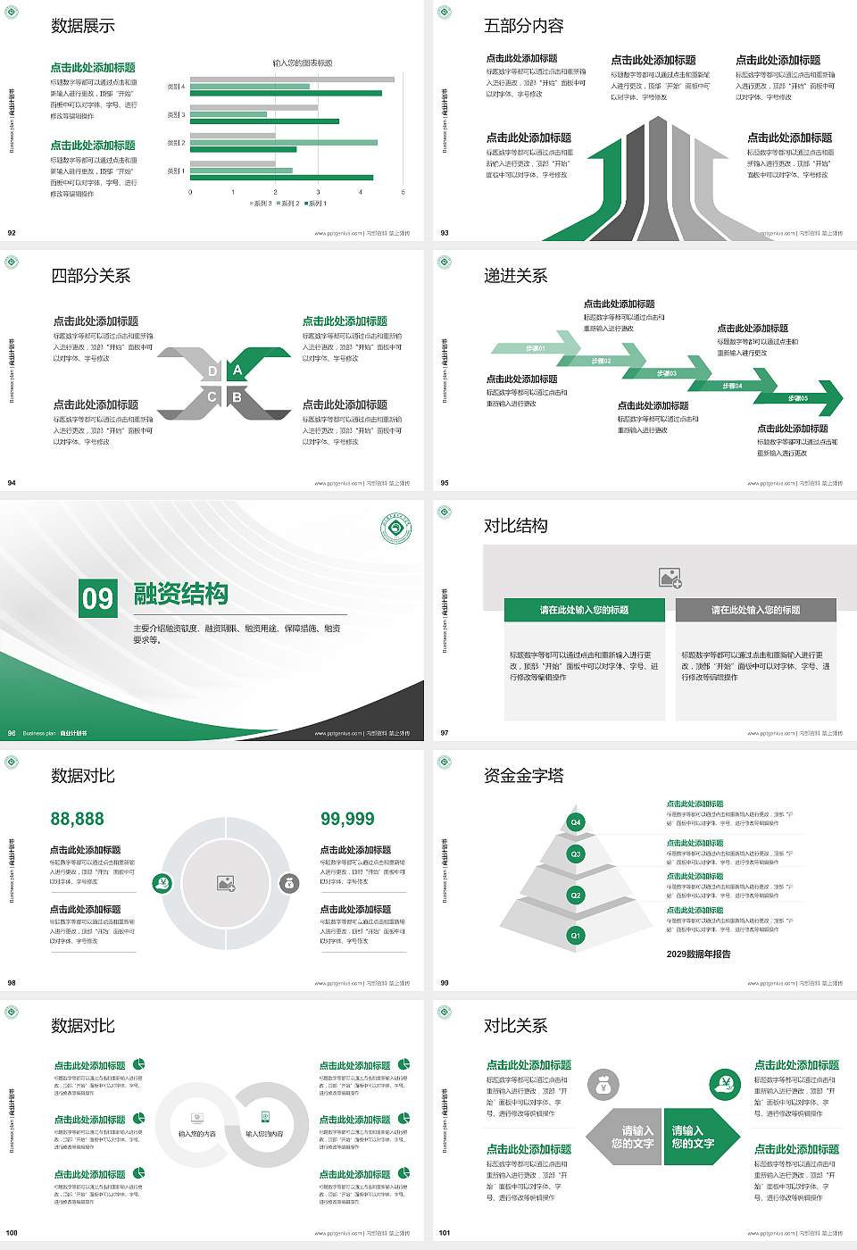 湖南食品药品职业学院专用全国大学生互联网+创新创业大赛计划书/路演/网评PPT模板16:9格式幻灯片预览图11
