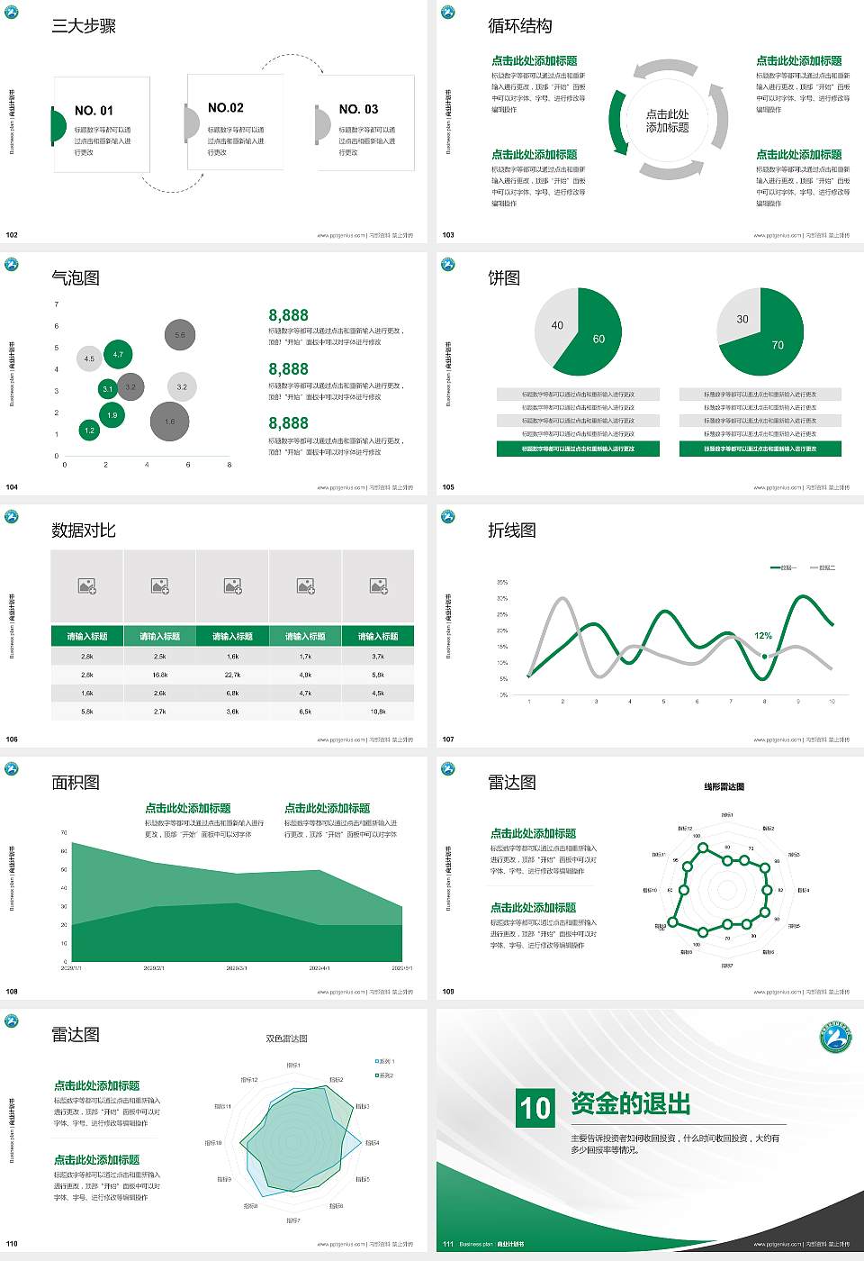 郑州信息科技职业学院专用全国大学生互联网+创新创业大赛计划书/路演/网评PPT模板16:9格式幻灯片预览图12