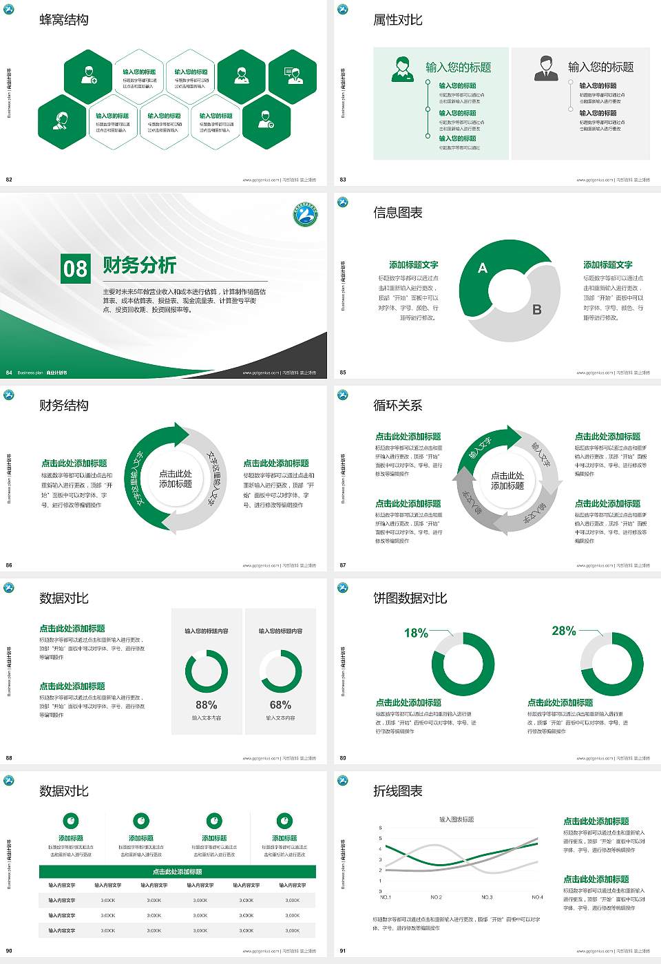 郑州信息科技职业学院专用全国大学生互联网+创新创业大赛计划书/路演/网评PPT模板16:9格式幻灯片预览图10