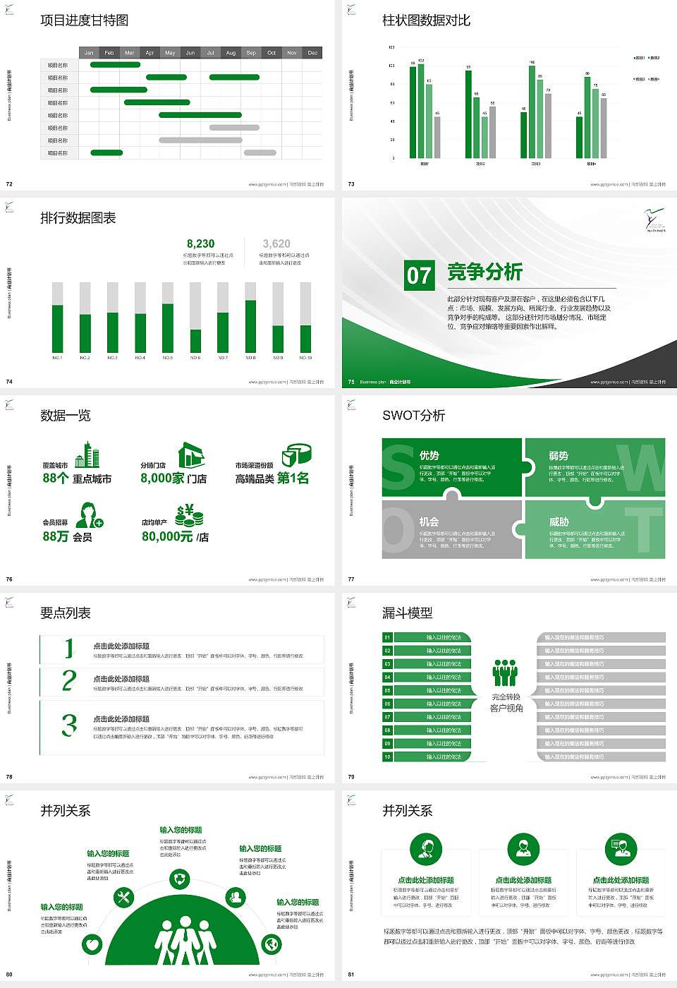 浙江艺术职业学院专用全国大学生互联网+创新创业大赛计划书/路演/网评PPT模板16:9格式幻灯片预览图9