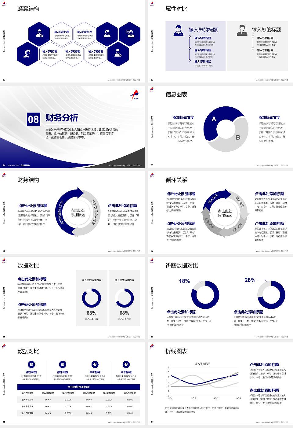 辽宁广告职业学院专用全国大学生互联网+创新创业大赛计划书/路演/网评PPT模板16:9格式幻灯片预览图10
