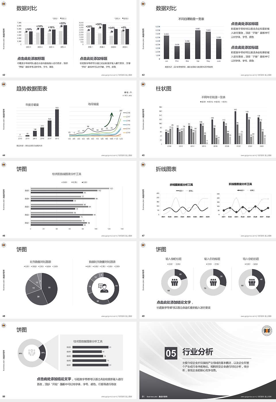 宁波城市职业技术学院专用全国大学生互联网+创新创业大赛计划书/路演/网评PPT模板16:9格式幻灯片预览图6
