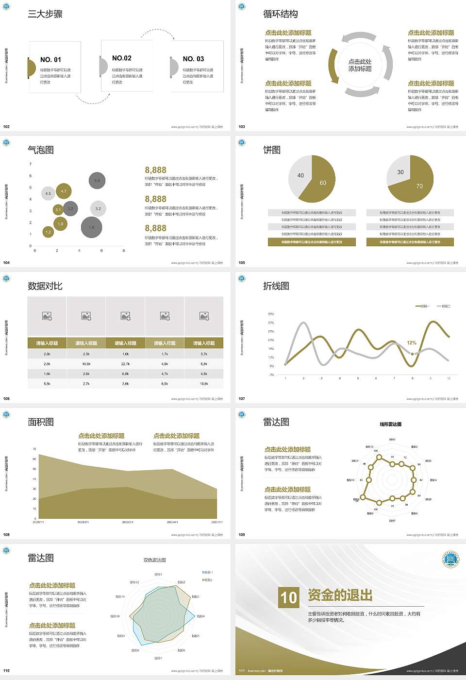 河南医学高等专科学校专用全国大学生互联网+创新创业大赛计划书/路演/网评PPT模板16:9格式幻灯片预览图12