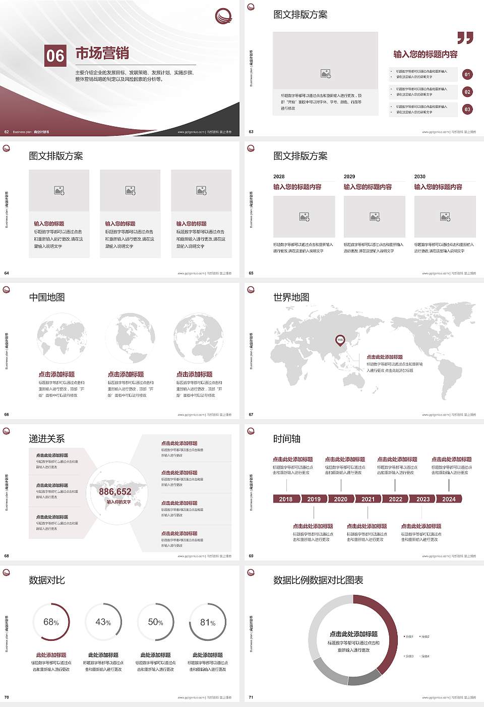 河南轻工职业学院专用全国大学生互联网+创新创业大赛计划书/路演/网评PPT模板16:9格式幻灯片预览图8
