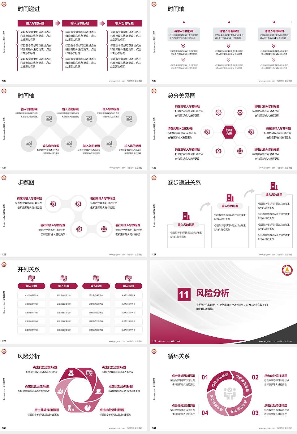 燕京理工学院专用全国大学生互联网+创新创业大赛计划书/路演/网评PPT模板16:9格式幻灯片预览图14