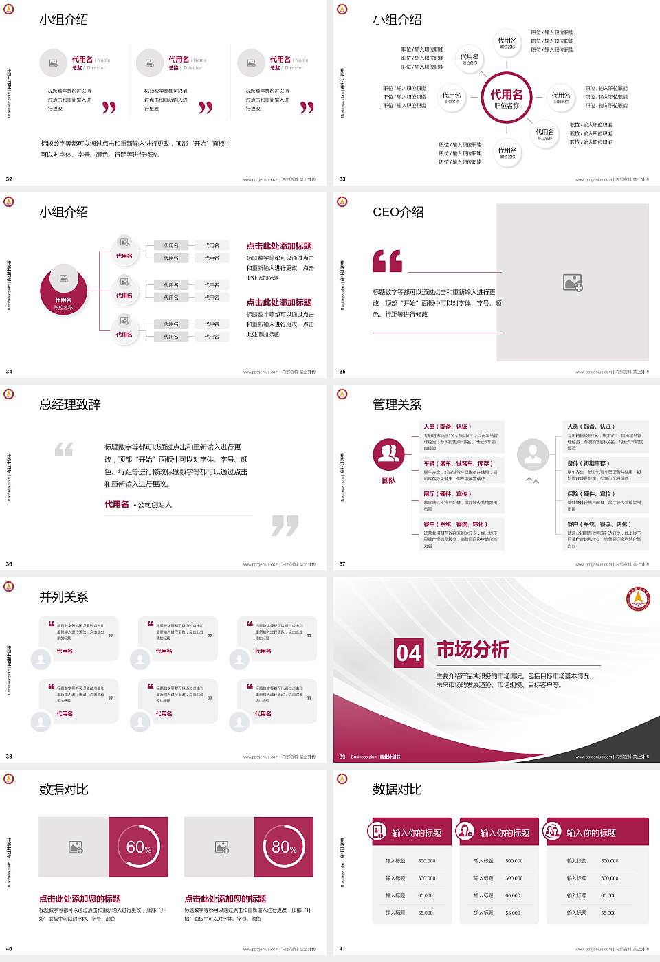 燕京理工学院专用全国大学生互联网+创新创业大赛计划书/路演/网评PPT模板16:9格式幻灯片预览图5