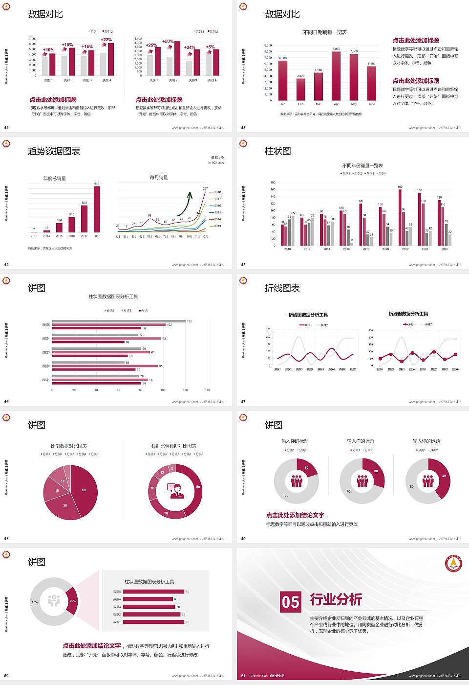 燕京理工学院专用全国大学生互联网+创新创业大赛计划书/路演/网评PPT模板16:9格式幻灯片预览图6