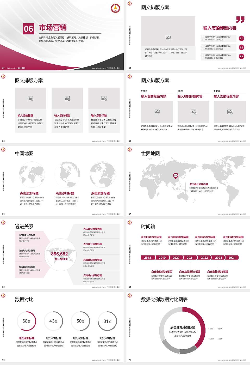 燕京理工学院专用全国大学生互联网+创新创业大赛计划书/路演/网评PPT模板16:9格式幻灯片预览图8