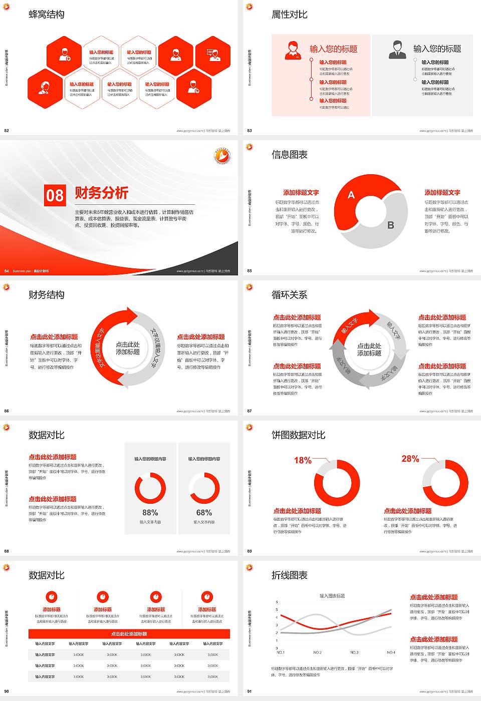 湖南民族职业学院专用全国大学生互联网+创新创业大赛计划书/路演/网评PPT模板16:9格式幻灯片预览图10