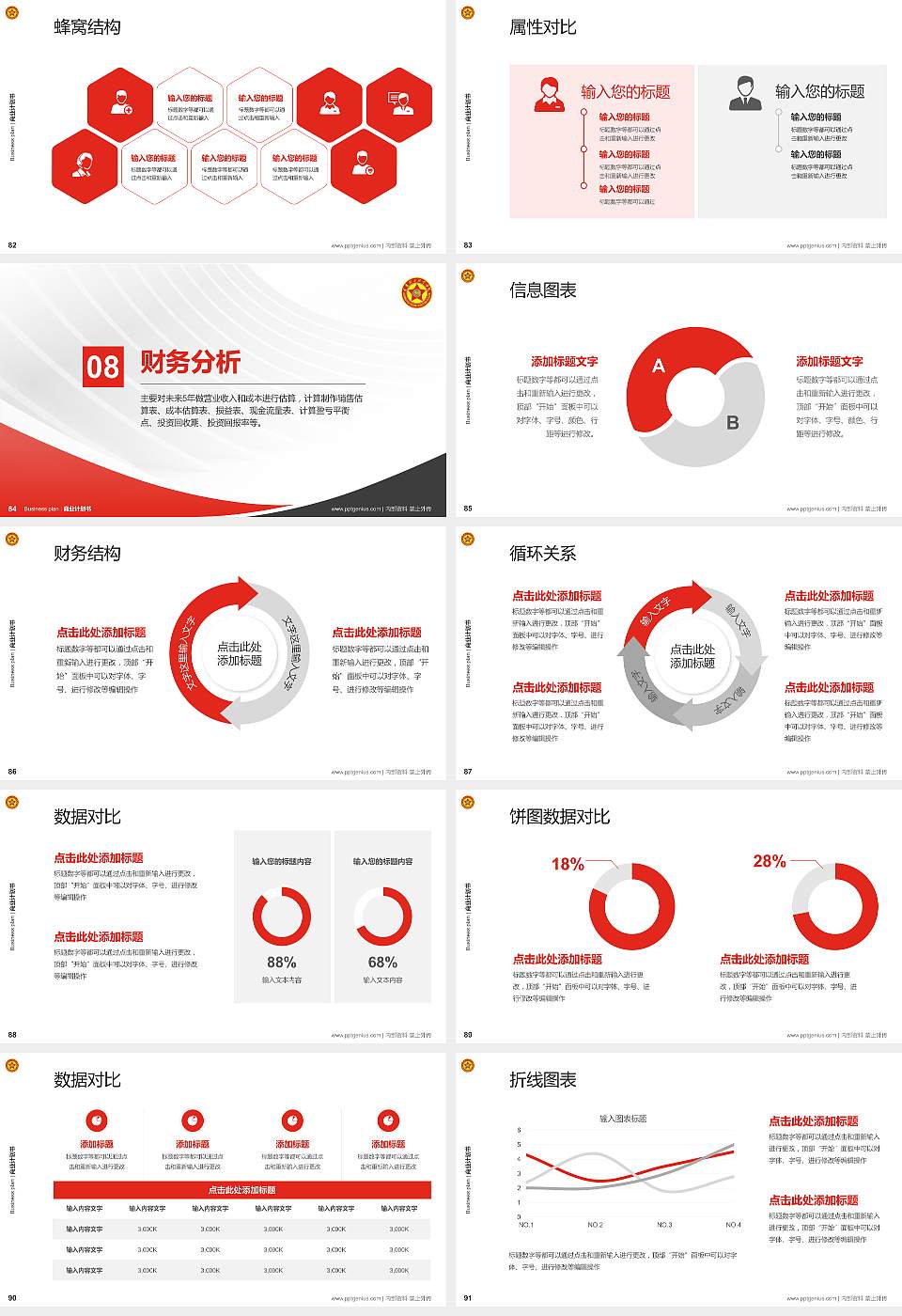 辽宁理工职业学院专用全国大学生互联网+创新创业大赛计划书/路演/网评PPT模板16:9格式幻灯片预览图10