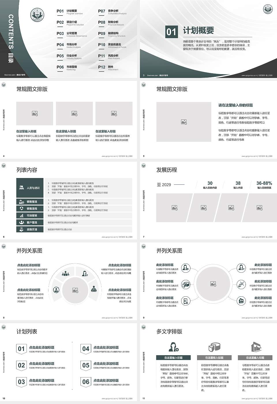 西藏警官高等专科学校专用全国大学生互联网+创新创业大赛计划书/路演/网评PPT模板16:9格式幻灯片预览图2