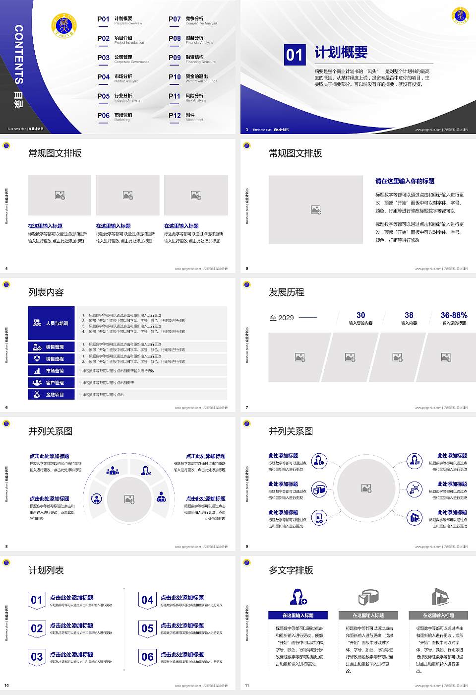 西藏大学专用全国大学生互联网+创新创业大赛计划书/路演/网评PPT模板16:9格式幻灯片预览图2