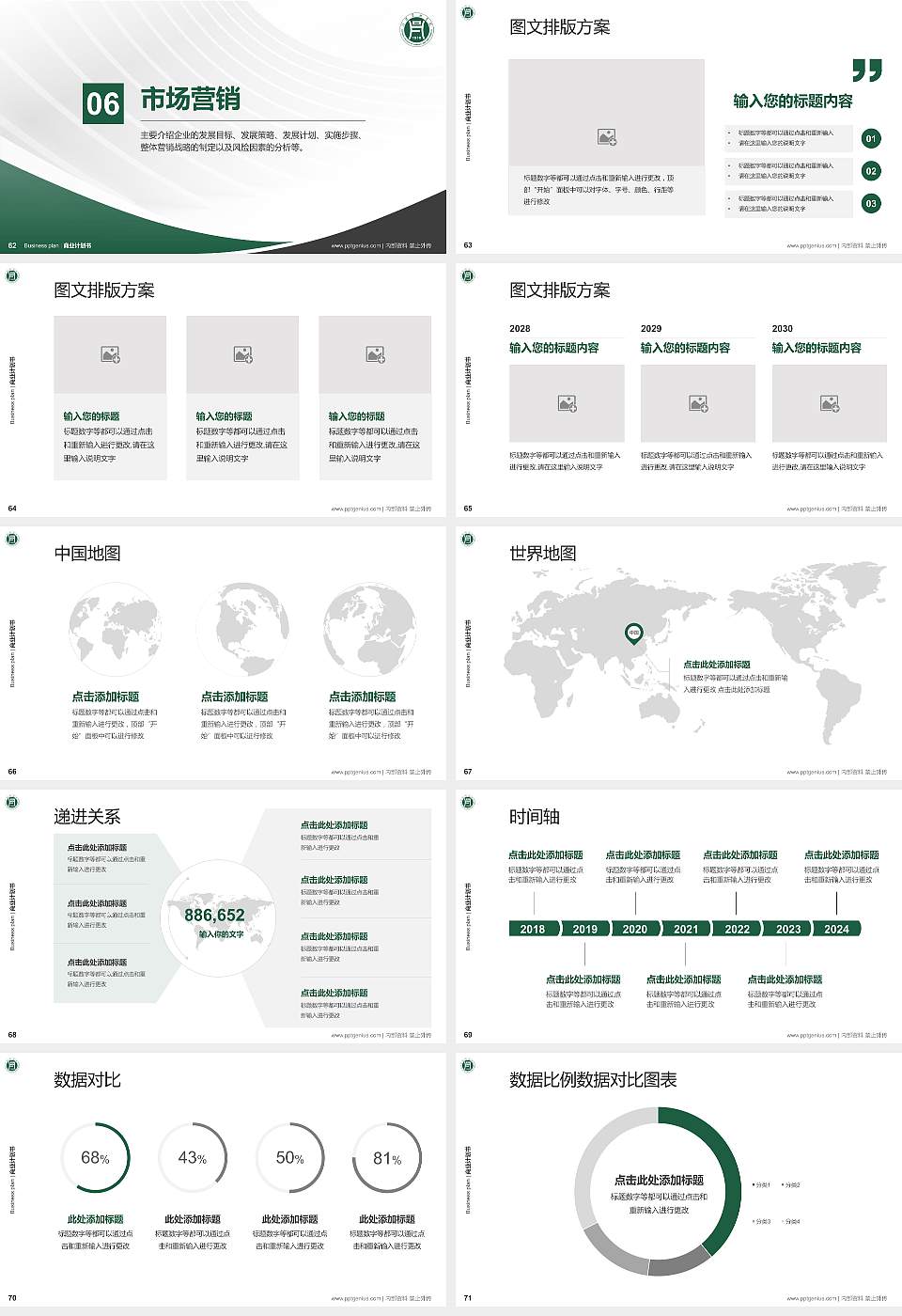 信阳农林学院专用全国大学生互联网+创新创业大赛计划书/路演/网评PPT模板16:9格式幻灯片预览图8