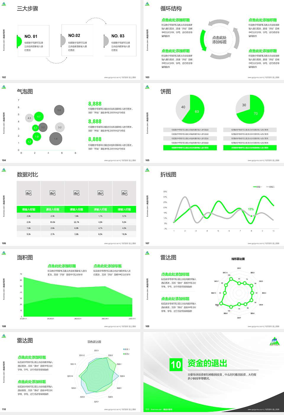 安顺学院专用全国大学生互联网+创新创业大赛计划书/路演/网评PPT模板16:9格式幻灯片预览图12