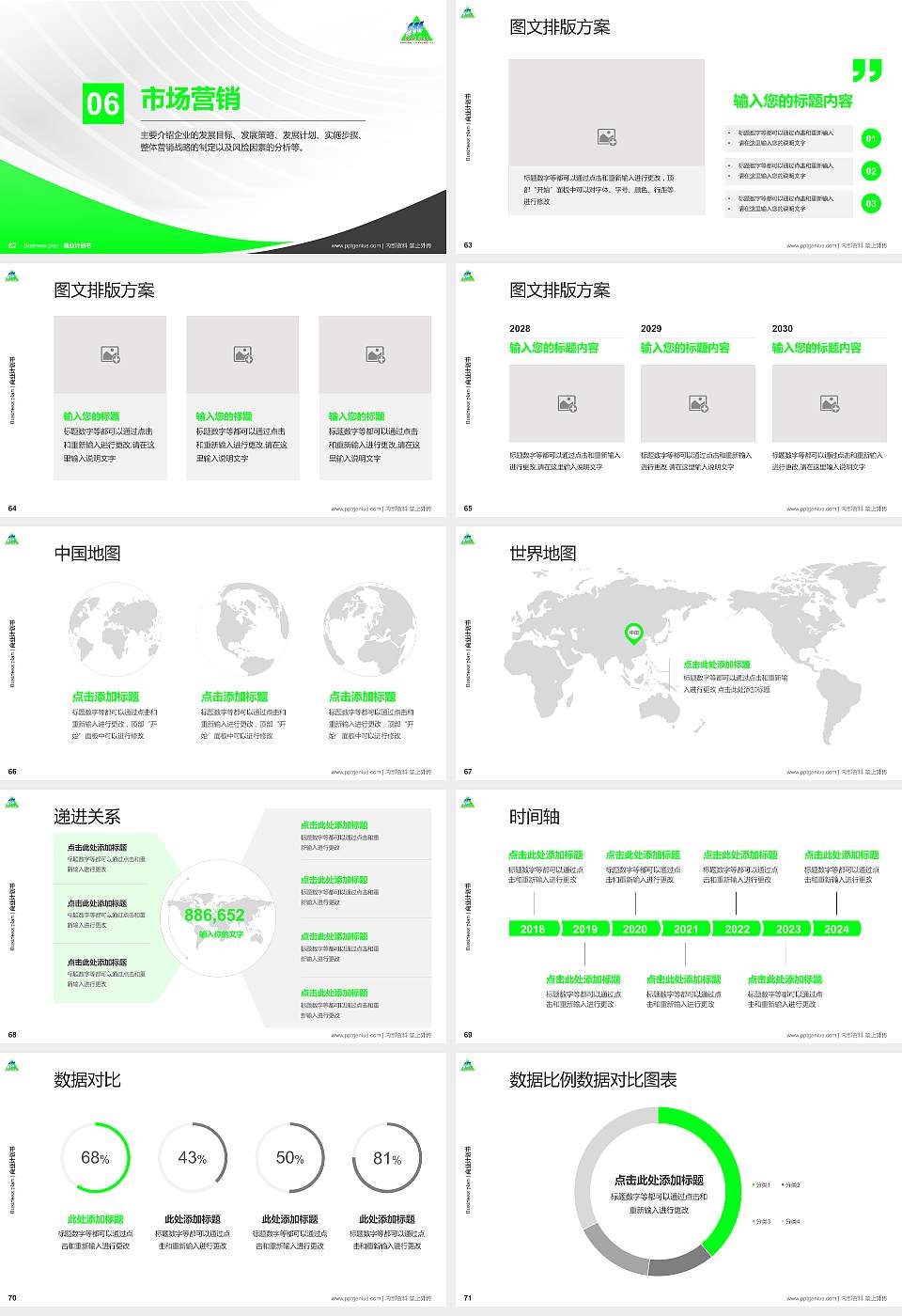 安顺学院专用全国大学生互联网+创新创业大赛计划书/路演/网评PPT模板16:9格式幻灯片预览图8