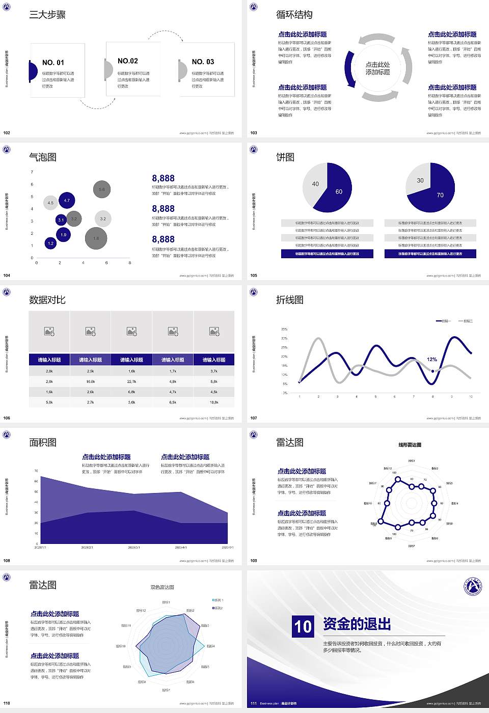 安阳职业技术学院专用全国大学生互联网+创新创业大赛计划书/路演/网评PPT模板16:9格式幻灯片预览图12