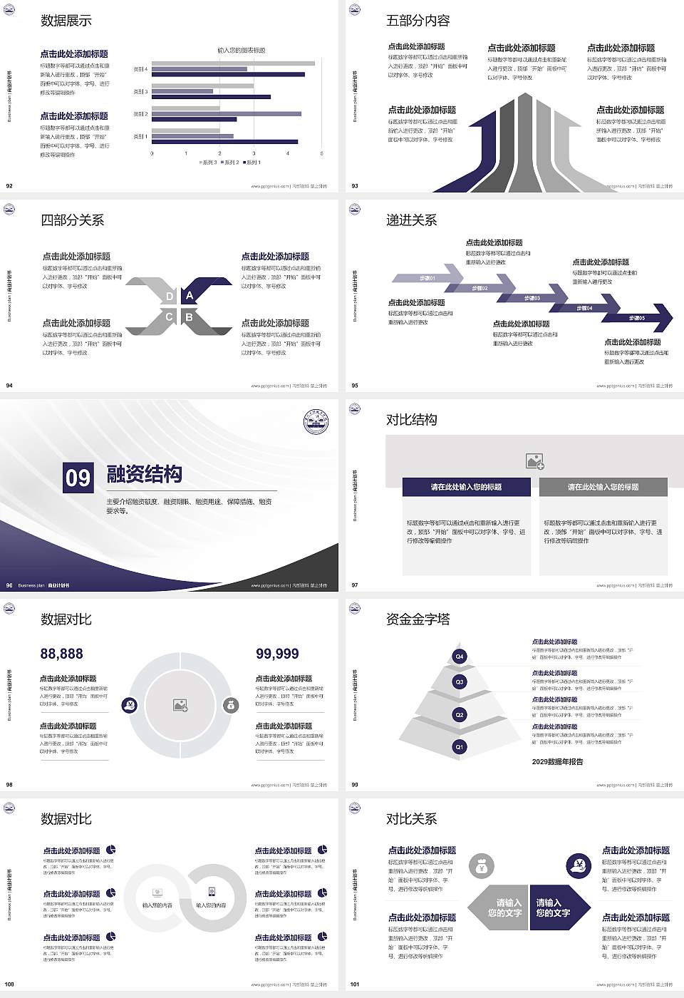 贵州工程职业学院专用全国大学生互联网+创新创业大赛计划书/路演/网评PPT模板16:9格式幻灯片预览图11