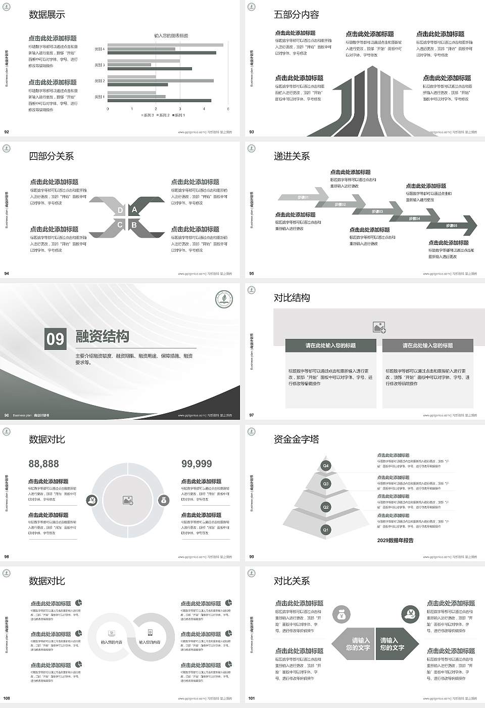 永城职业学院专用全国大学生互联网+创新创业大赛计划书/路演/网评PPT模板16:9格式幻灯片预览图11